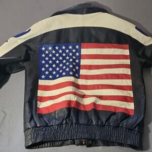 Vintage Oscar Piel Mens Medium leather jacket